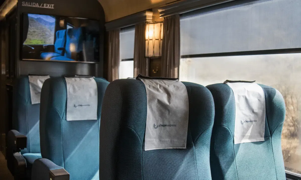 Interior Clase ejecutiva - Tren Chepe Express